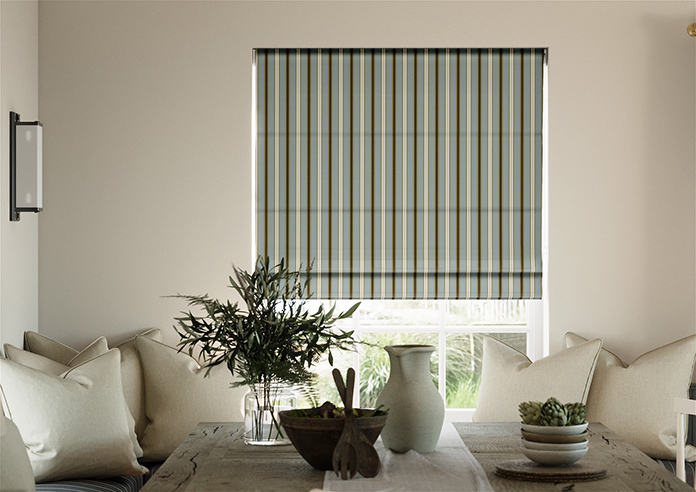 The British Stripe Co. Charles, Derwent No.1 - Twist&Fit Roman Blind - Image 3